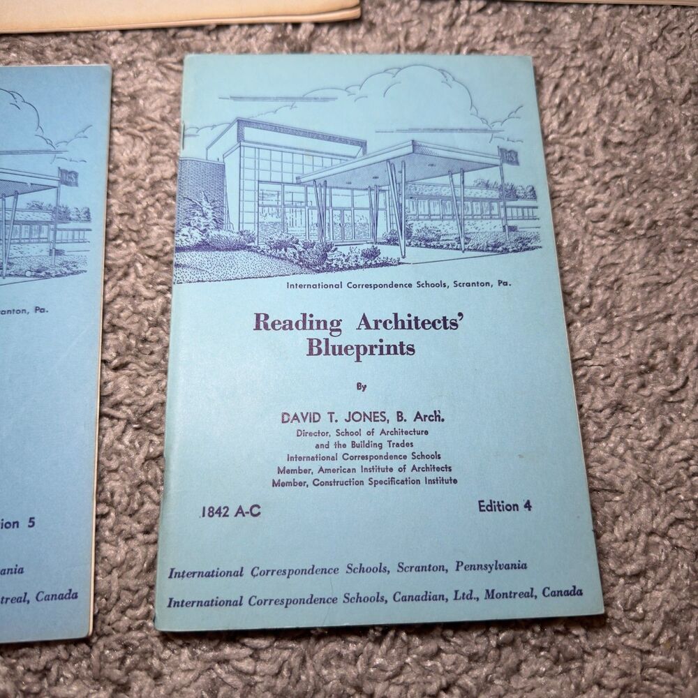 ICS Practical Arithmetic Formulas Carpentry Practicial Geometry VTG Math Books - Picture 9 of 10